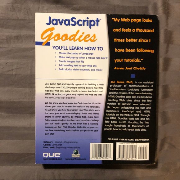 JavaScript Goodies by Joe Burns (Paperback) - Picture 2 of 5